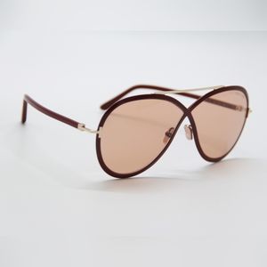 NEW TOM FORD RICKIE TF1007 69E UNISEX METAL SUNGLASSES TOM FORD FT1007/S